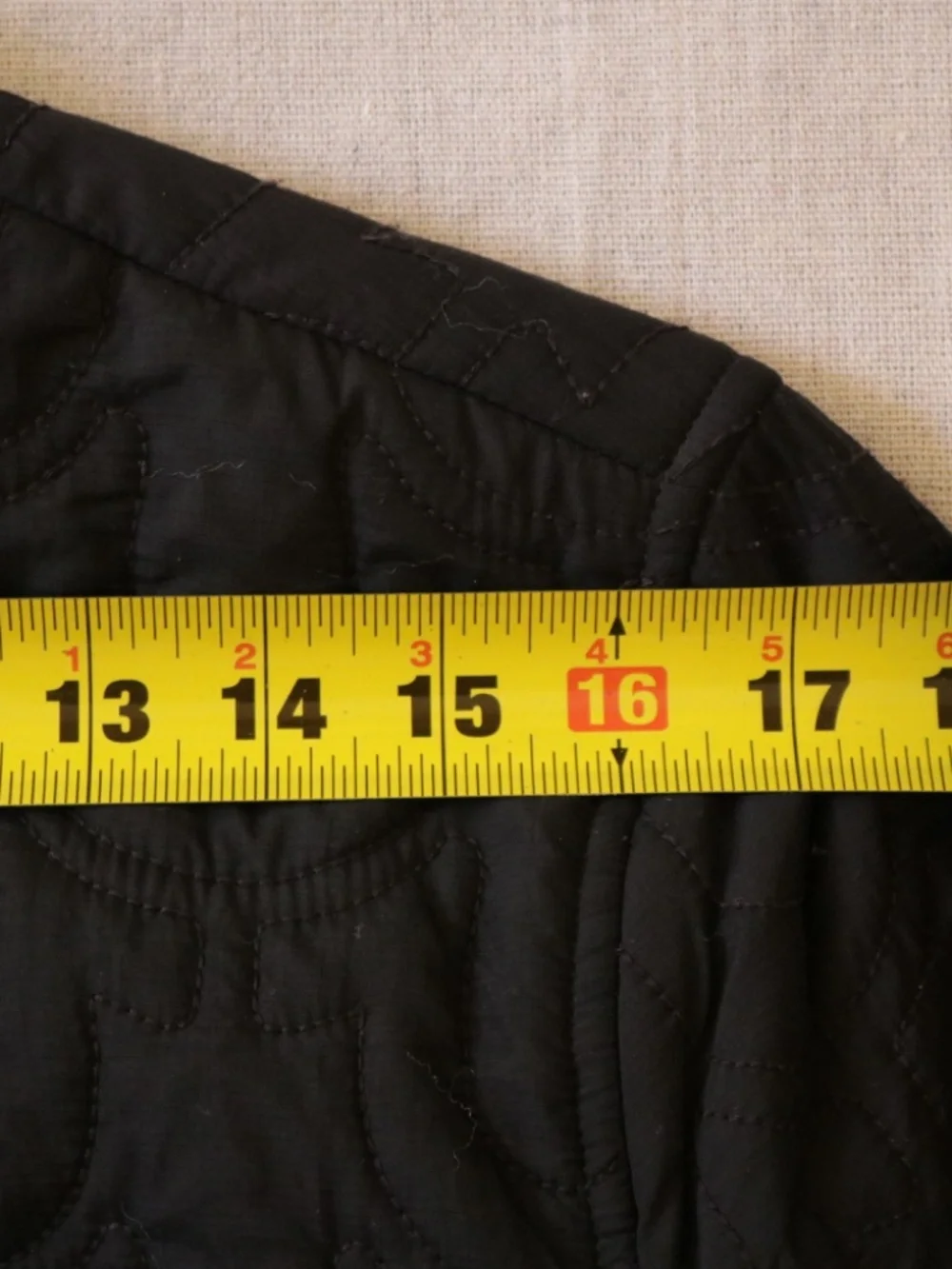 True Religion Men's Size L Black Long Sleeve Full-Zip Quilted Bomber Jacket